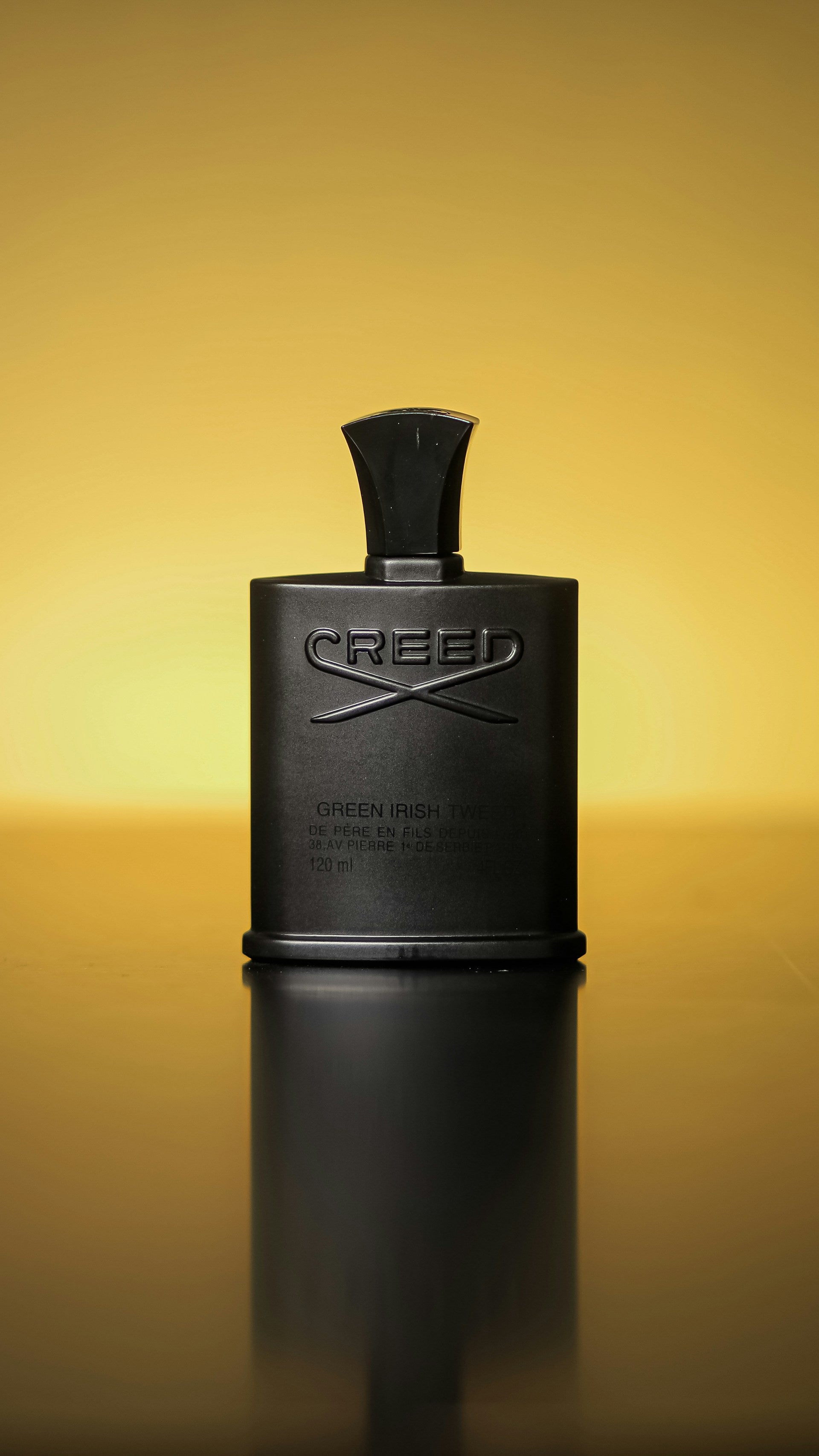 creed collection of aftershaves green irish tweed black bottle