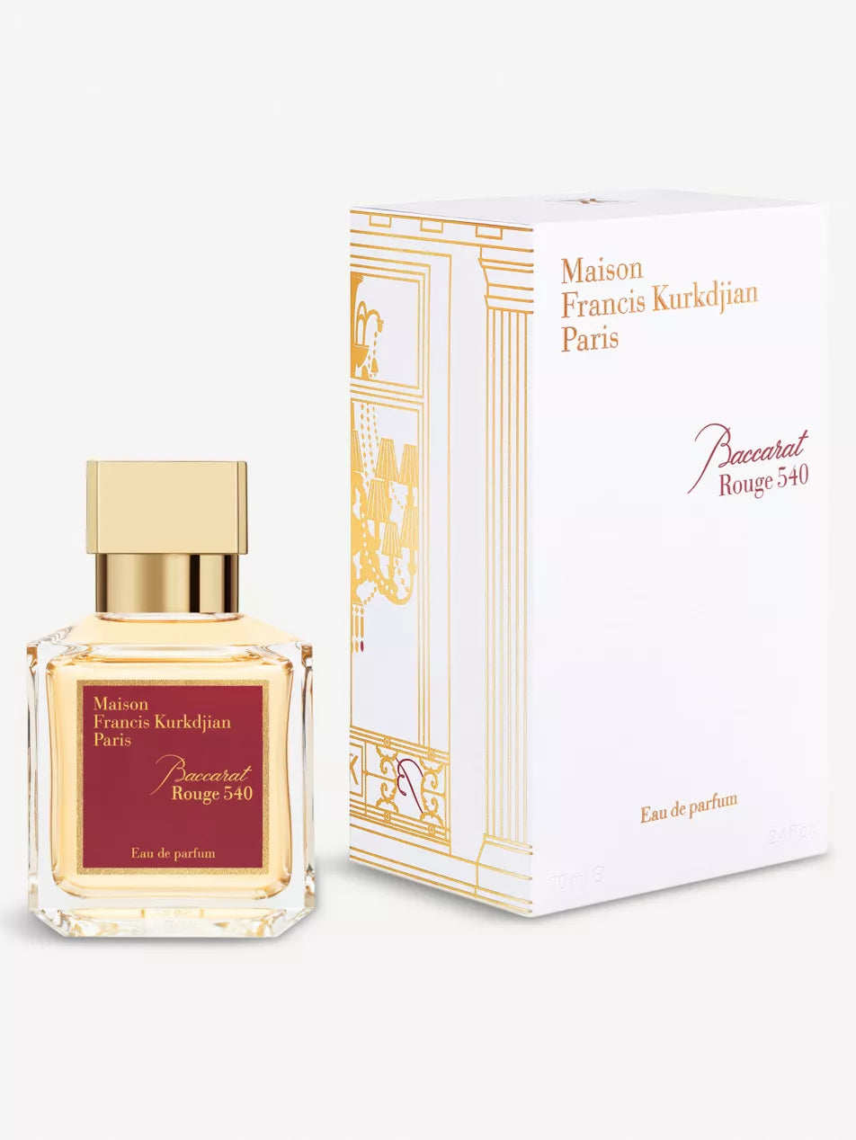 Maison francis kurkdjian baccarat rouge 540 eau de parfume perfume bottle box beauty cosmetics