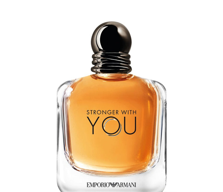 Armani stronger with you eau de toilette perfume bottle