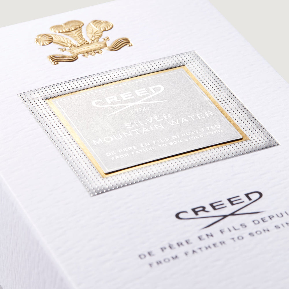 creed silver mountain water perfume box