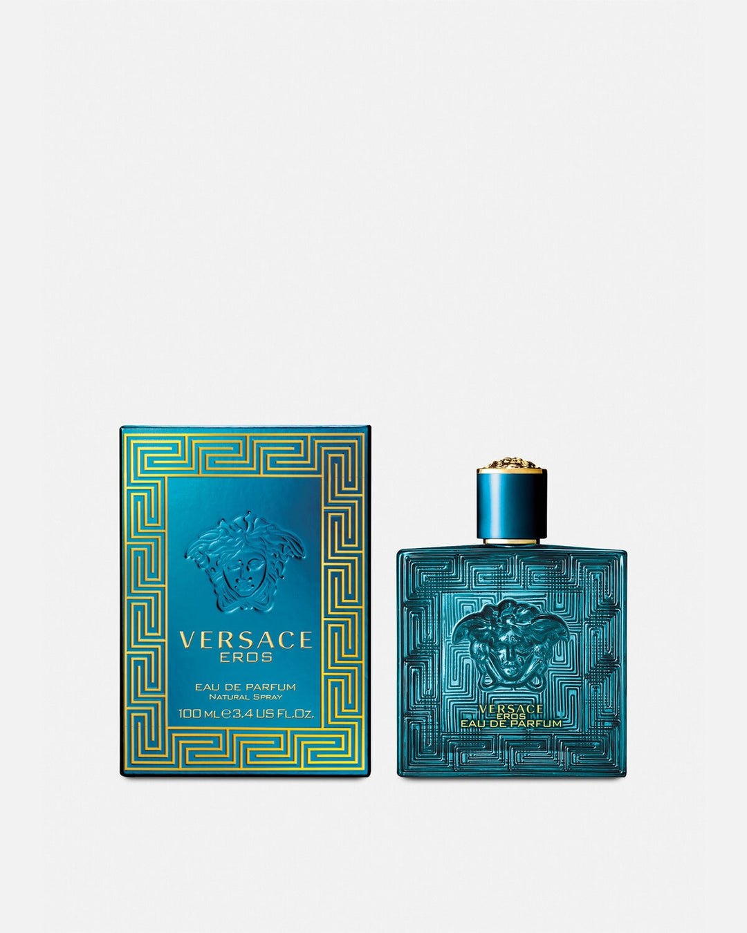 versace eros edp perfume bottle beauty and cosmetics box 100ml front